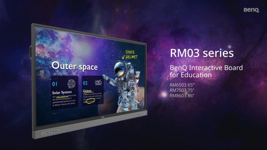 BENQ INTERACTIVE FLAT PANEL RM6503