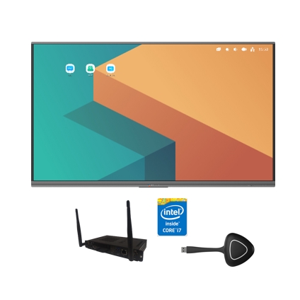 ICE Board 86 Inch 4K UHD-V3 with OPS (8-256 i7), and Wireless Screenshare Kit