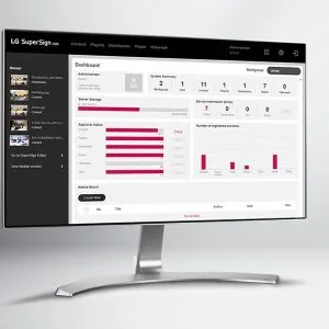LG WEB OS SOLUTION SUPERSIGN CMS