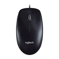 Logitech M 100r Corded Mouse - Black