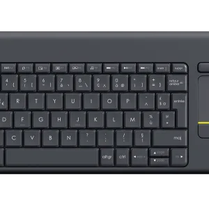Logitech K 400 Plus Wireless Touch Keyboard - Black