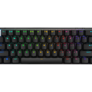 Logitech PRO X 60 LIGHTSPEED Wireless Gaming Keyboard (Tactile) - Black