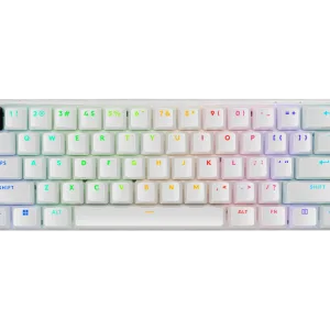 Logitech PRO X 60 LIGHTSPEED Wireless Gaming Keyboard (Tactile) - White