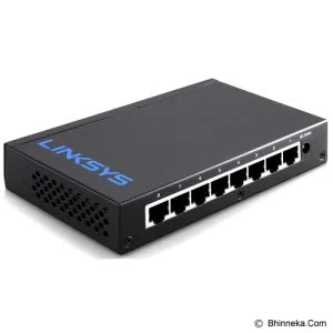 LINKSYS SWITCH, GIGABIT, UNMANAGED, 8-PORT