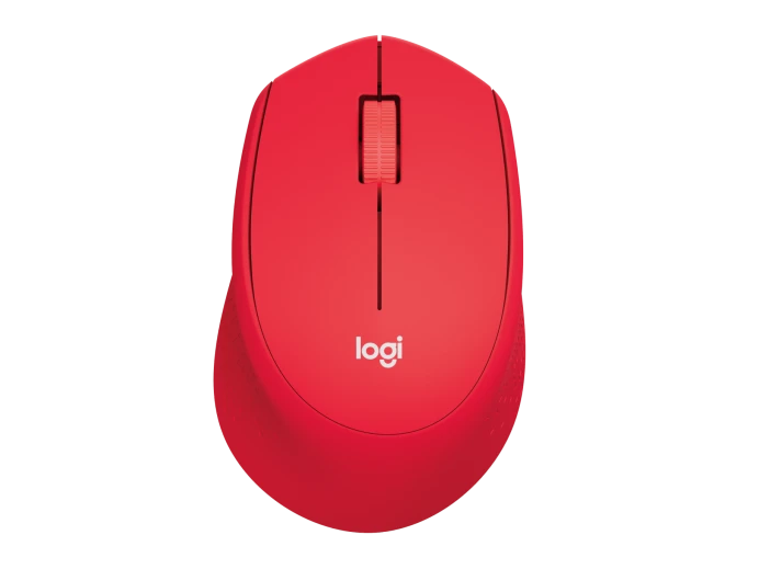 LOGITECH M 331 Silent Plus Wireless Mouse - Red