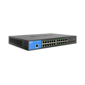 LINKSYS L2 SMART SWITCH, 24-PORT + 4-SFP+ 10GBPS BUSINESS GIGABIT SWITCH