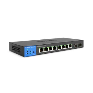 LINKSYS L2 SMART SWITCH, 8-PORT + 2-SFP 1GBPS, POE 110W BUSINESS GIGABIT SWITCH
