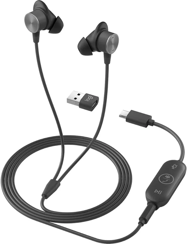 LOGITECH Logi Zone Wired Earbuds Teams