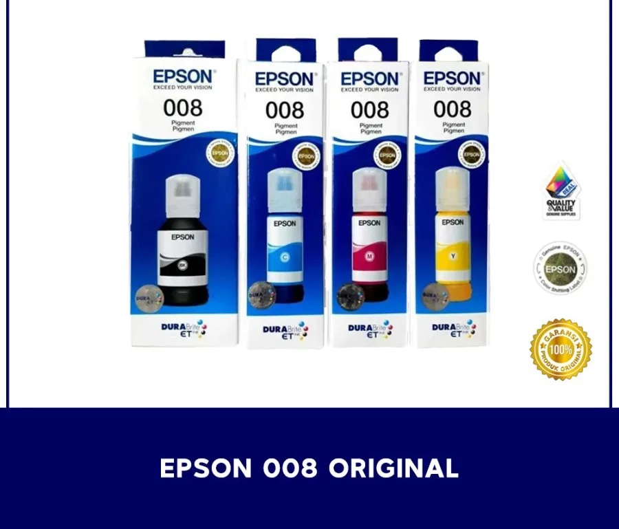 Tinta Epson 008 T008 Original Cyan Magenta Yellow