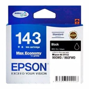 EPSON INK CARTRIDGE T143 BLACK