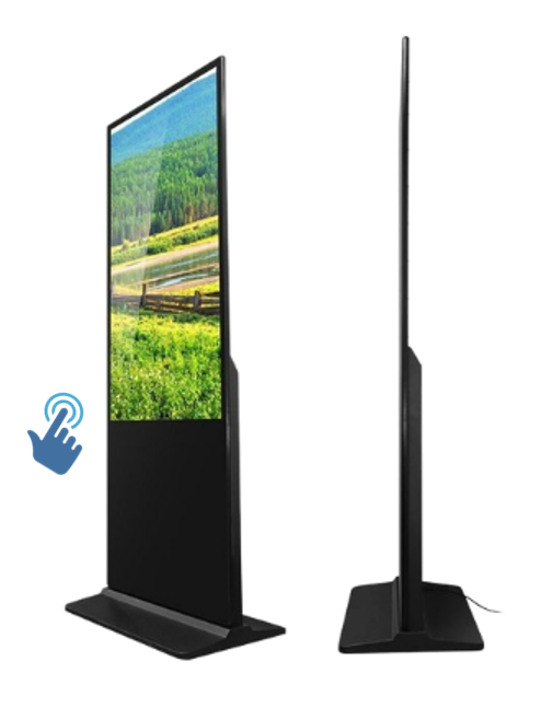 DigiSIGN Slim Floorstand Lite 55 Inch (SF55B) with Digisign Play