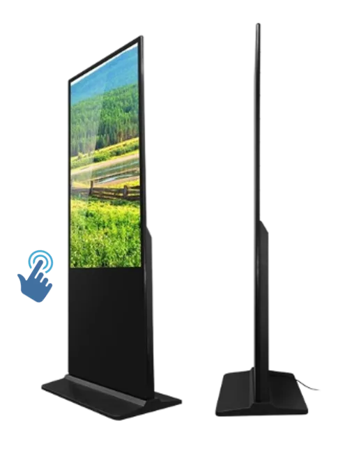 DigiSIGN Interactive Slim Floorstand Lite 55 Inch (CSF55B) with Digisign Play
