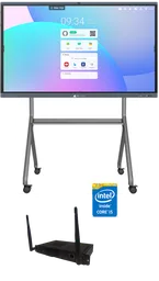 ICE Board X Series 75 Inch - Built in Camera and Mic with Windows and Stand (Free Nuiteq)
