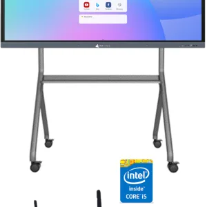 ICE Board X2 Series 75 Inch - Built in  Camera and Mic with Windows and Stand (Free Nuiteq)