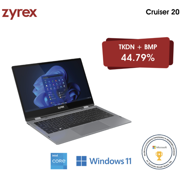 ZYREX NOTEBOOK CRUISER 20 1427U-16S1P