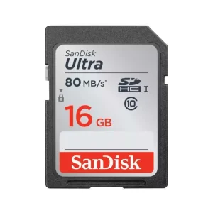 SANDISK Ultra SD Card SDHC 80MB/s R, 16GB