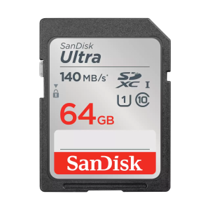 SANDISK Ultra SD Card SDHC 140MB/s R, 64GB