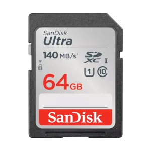 SANDISK Ultra SD Card SDHC 140MB/s R, 64GB
