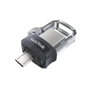 FLASHDISK SANDISK SDDD3 OTG micro transparan 16GB, 32GB, 64GB, 128GB, 256GB