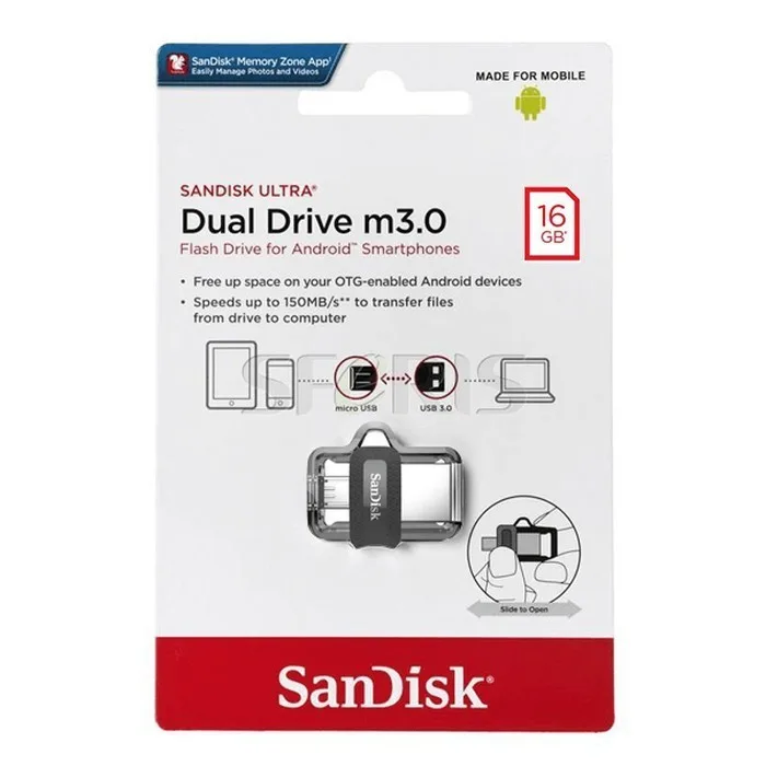FLASHDISK SANDISK SDDD3 OTG micro transparan 16GB, 32GB, 64GB, 128GB, 256GB - Image 3